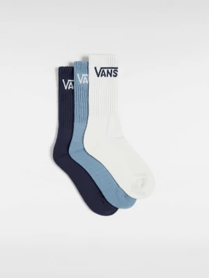 Vans - Skarpety Classic Vans Crew (3 pary)unisex, Niebieski, Size: