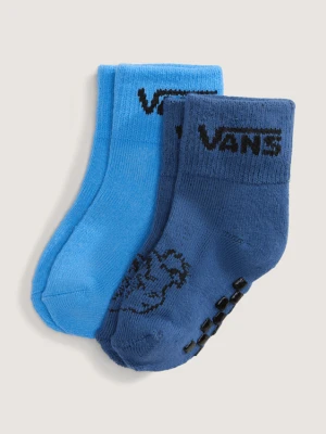 Vans - Skarpety dziecięce Classic Crew (2 pary)unisex, Niebieski, Size: