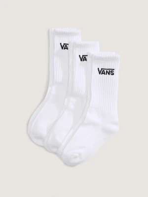 Vans - Skarpety dziecięce Classic Crew (3 pary)unisex, Biały, Size: