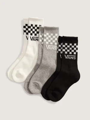 Vans - Skarpety dziecięce Classic Crew (3 pary)unisex, Czarny, Size: