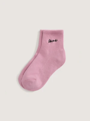 Vans - Skarpety dziecięce Classic Script Half Crew (1 para)unisex, Różowy, Size: