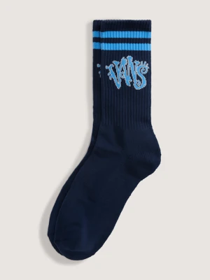 Vans - Skarpety Hovley Crew (1 para), male, Niebieski, Size: