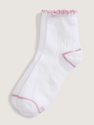 Vans - Skarpety Lettuce Have It Half Crew (1 para), male, Biały, Size: