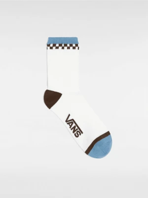 Vans - Skarpety Miles Half Crew (1 para), female, Biały, Size: