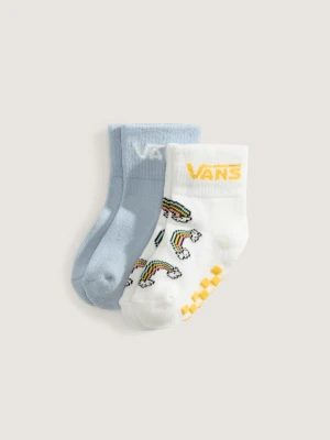 Vans - Skarpety niemowlęce Classic Crew (2 pary)unisex, Biały