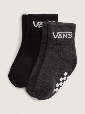 Vans - Skarpety niemowlęce Classic Crew (2 pary)unisex, Czarny, Size: