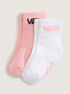 Vans - Skarpety niemowlęce Classic Crew (2 pary)unisex, Różowy, Size: