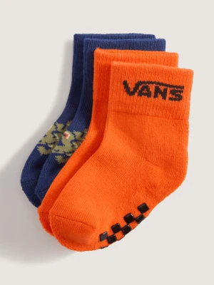 Vans - Skarpety niemowlęce Classic Crew Checkerboardunisex, Niebieski, Size: