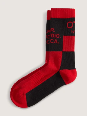 Vans - Skarpety OTW by Vans X S.R. Studio LA. CA. Socks, male, Czerwony, Size: