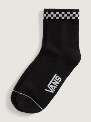 Vans - Skarpety Peek-A-Check Half Crew Checkerboard (1 para), male, Czarny, Size: