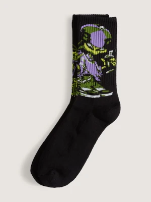 Vans - Skarpety Premium Wreckpack Alien Dog Crew (1 para), male, Czarny
