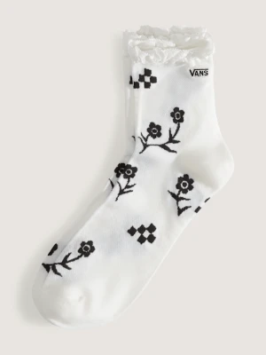 Vans - Skarpety Sereno Lace Crew, male, Biały, Size: