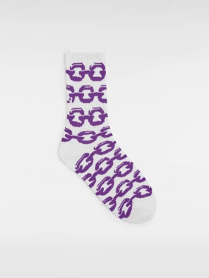 Vans - Skarpety Skate Chain Crew (1 para), female, Biały, Size: