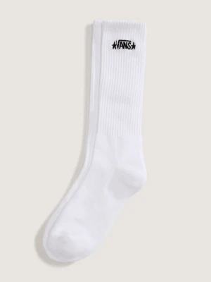 Vans - Skarpety Skate Crew (1 para), male, Biały, Size: