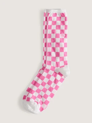 Vans - Skarpety Ticker Crew (1 para), male, Różowy, Size: