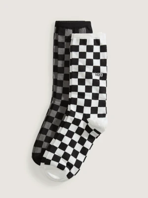 Vans - Skarpety Ticker Crew (2 pary), Człowiek, Czarny, Rozmiar: L (42.5-47​)