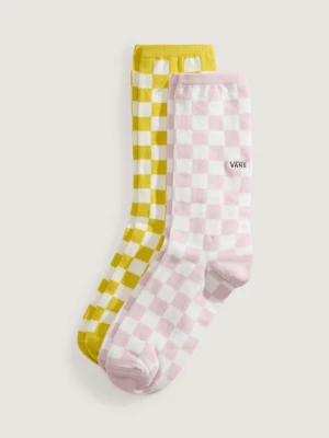 Vans - Skarpety Ticker Crew (2 pary), male, Żółty