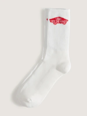 Vans - Skarpety Vans Classic Crew (1 para), male, Biały, Size: