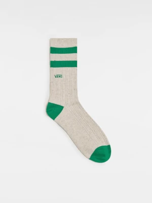 Vans - Skarpety Vans Classic Crew (1 para), male, Zielony, Size: