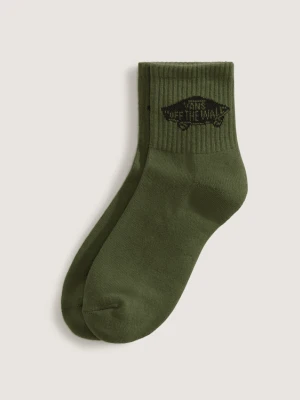 Vans - Skarpety Vans Classic Half Crew (1 para), male, Zielony, Size: