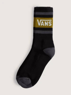 Vans - Skarpety Vans Drop V Crew (1 para), male, Czarny, Size: