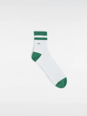 Vans - Skarpety Vans Half Crew (1 para), male, Zielony, Size: