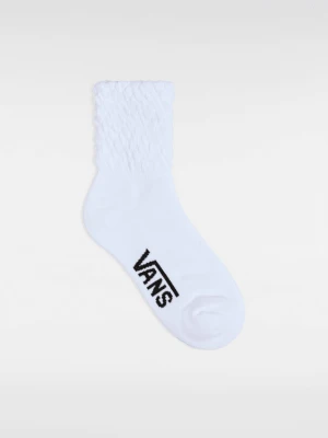 Vans - Skarpety Vans Scrunch Crew (1 para), female, Biały, Size: