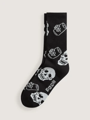 Vans - Skarpety Verne Crew (1 para), male, Czarny, Size:
