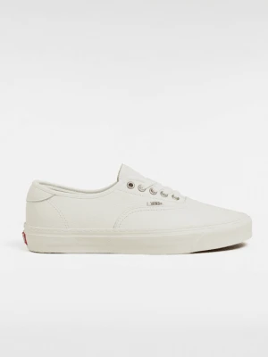 Vans - Skórzane buty Authentic Lux, male, Biały, Size: