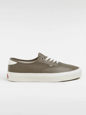 Vans - Skórzane buty Authentic Lux, male, Brązowy