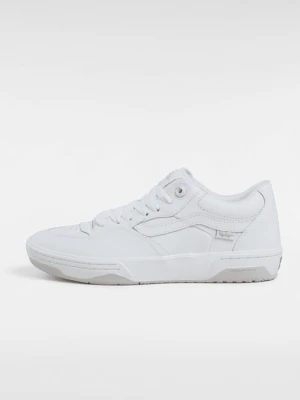 Vans - Skórzane buty Skate Rowan 2.0, male, Biały, Size: