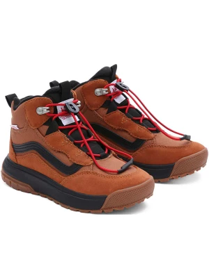 Vans Skórzane buty trekkingowe "UltraRange" w kolorze jasnobrązowo-czarnym rozmiar: 31