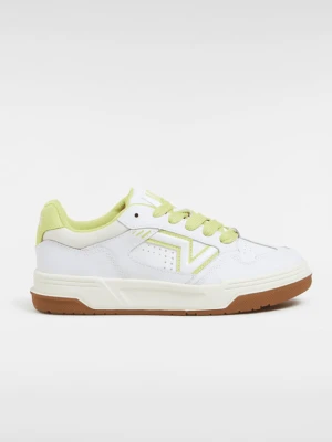 Vans - Skórzane buty Upland Vintage, male, Biały, Size: