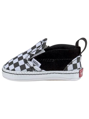 Vans Skórzane buty w kolorze czarno-białym do nauki chodzenia rozmiar: 19