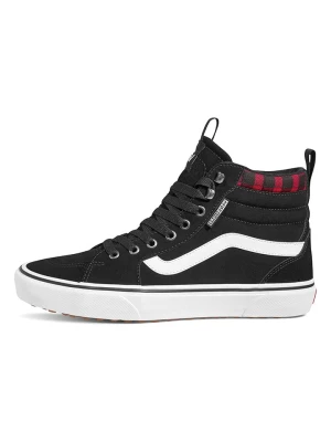 Vans Skórzane sneakersy "Filmore Hi VansGuard" w kolorze czarno-czerwonym rozmiar: 44