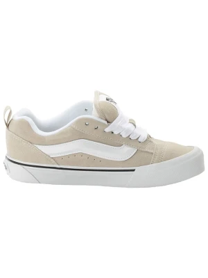 Vans Skórzane sneakersy "Knu Skool" w kolorze beżowym rozmiar: 42