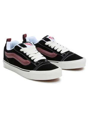 Vans Skórzane sneakersy "Knu Skool" w kolorze czarno-fioletowym rozmiar: 47