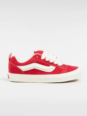 Vans Skórzane sneakersy "Knu Skool" w kolorze czerwonym rozmiar: 35