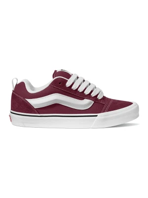 Vans Skórzane sneakersy "Knu Skool" w kolorze czerwonym rozmiar: 44