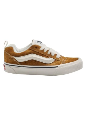 Vans Skórzane sneakersy "Knu Skool" w kolorze jasnobrązowym rozmiar: 46