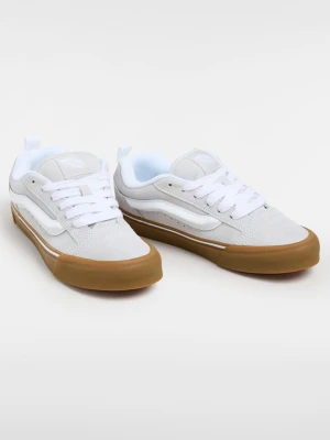 Vans Skórzane sneakersy "Knu Skool" w kolorze jasnoszarym rozmiar: 42,5