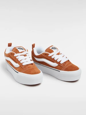 Vans Skórzane sneakersy "Knu Stack" w kolorze musztardowym rozmiar: 37