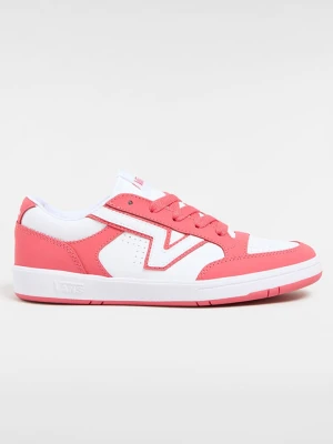 Vans Skórzane sneakersy "Lowland CC" w kolorze biało-różowym rozmiar: 36, 5