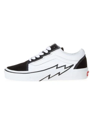 Vans Skórzane sneakersy "Old Skool Bolt" w kolorze czarno-białym rozmiar: 37