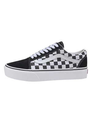 Vans Skórzane sneakersy "Old Skool Platform" w kolorze czarno-białym rozmiar: 45