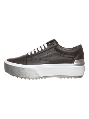 Vans Skórzane sneakersy "Old Skool Stacked" w kolorze czarnym rozmiar: 38,5
