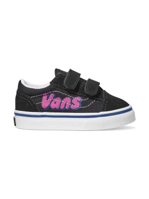 Vans Skórzane sneakersy "Old Skool V" w kolorze czarnym rozmiar: 18