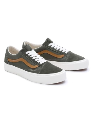 Vans Skórzane sneakersy "Old Skool VR3" w kolorze jasnobrązowo-oliwkowym rozmiar: 40