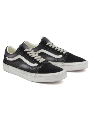 Vans Skórzane sneakersy "Old Skool" w kolorze antracytowo-czarnym rozmiar: 40,5