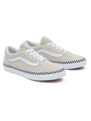 Vans Skórzane sneakersy "Old Skool" w kolorze beżowym rozmiar: 34,5